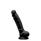 Фалоімітатор SilexD Johnny Model 1 size 7, 17.5 см (чорний)