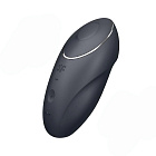 Вибратор для клитора Satisfyer Tap & Climax 1, 11 см (черный)