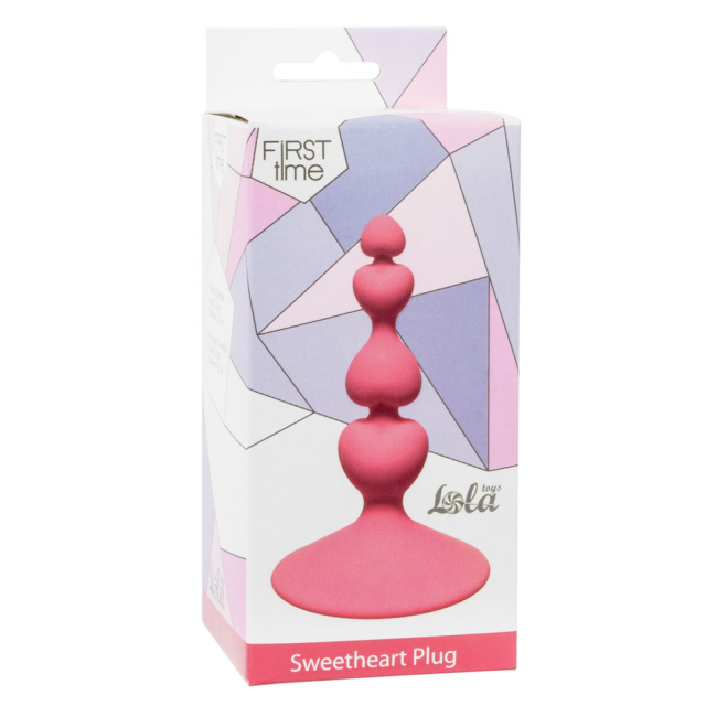 Lola Games Sweetheart Plug - Korek analny, Różowy, 10 cm