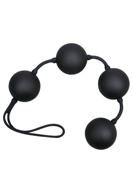 Вагінальні кульки Velvet Black Balls, 23 см (чорний)