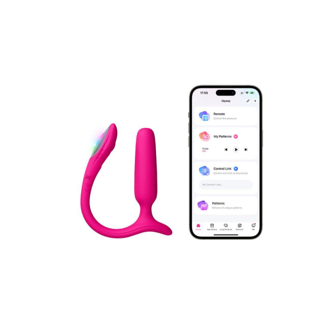 Lovense Lush Anal - Korek analny, Różowy, 9.8 cm