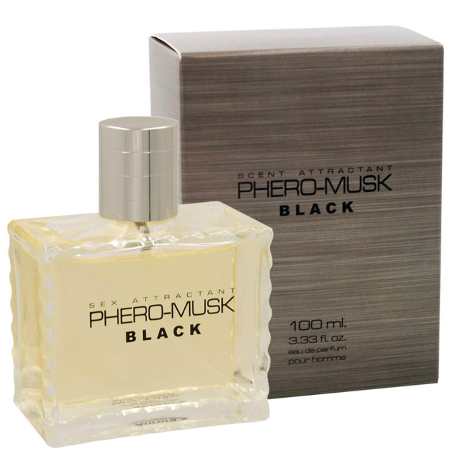 Чоловічі парфуми з феромонами Pheromusk Black, 100 мл