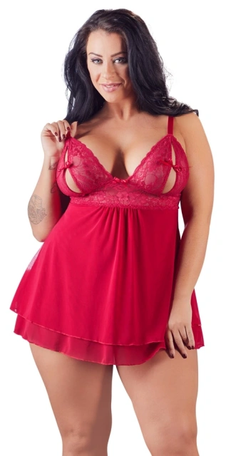 Сорочка Cottelli Curves, 2XL (красный)
