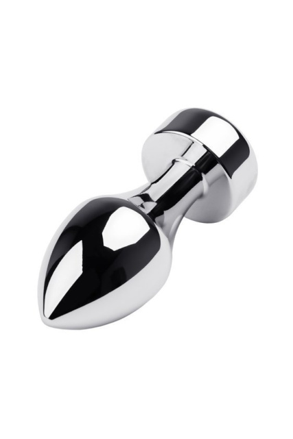 Toyfa Metal - Metalowy korek analny, Czarny, 10.8 cm