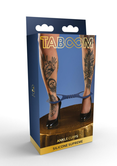 Фіксатори для ніг Taboom Silicone Supreme Ankle Cuffs (синій)