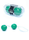 Вагинальные шарики Boss Series Duo Balls, 21 см (зеленый)