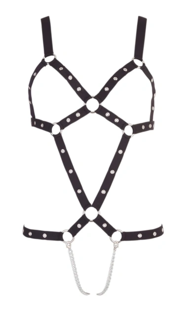 Боди для бондажа Bad Kitty BK Strap Body, S-L (черный)