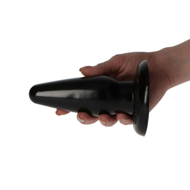 Toyz4lovers Anal Italian Cock 4.5'' - Korek analny, Czarny, 12 cm