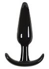 Анальна пробка Jelly Rancher T-Plug Smooth, 10,9 см (чорний)