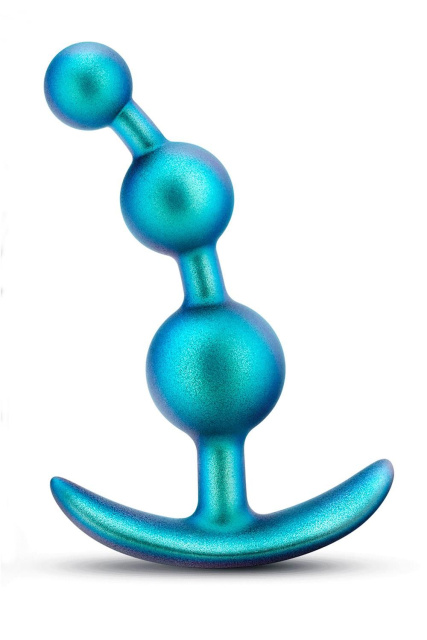 Korek analny Anal Adventures Matrix Gamma Plug, 13.3 cm (niebieski)