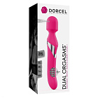 Вібратор Dorcel Dual Orgasms, 24 см (рожевий)