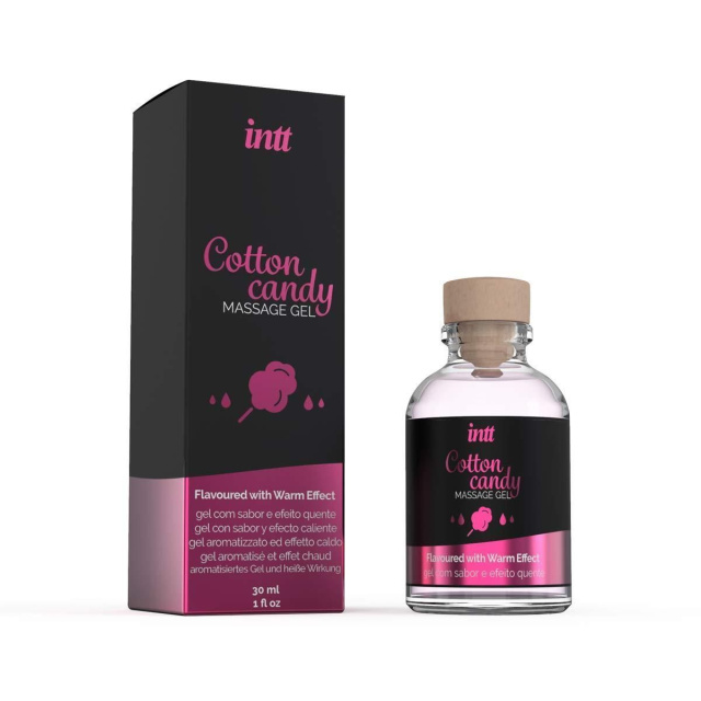 Масажний гель Intt Cotton солодка вата, 30 мл