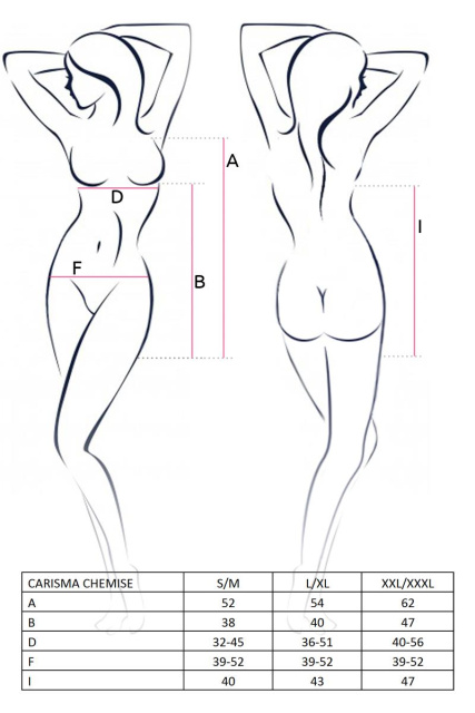 Комплект білизни Casmir Carisma, S/M (червоний з чорним)