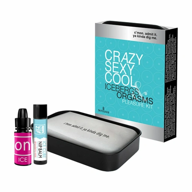 Zestaw Sensuva Crazy Sexy Cool Icebergs Orgasms Pleasure Kit, 2 szt