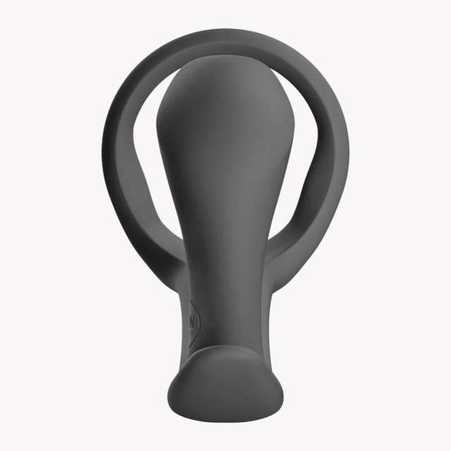 Korek analny z pierścieniem erekcyjnym Fun Factory Bootie Ring, 6.7 cm (czarny)