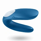 Satisfyer Partner Whale - Wibrator, Niebieski, 8, 7 cm