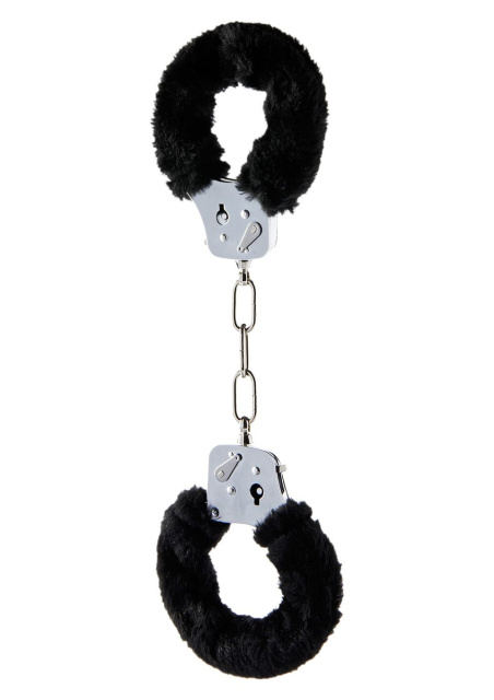 Наручники Furry Fun Cuffs, 28 см (чорний)