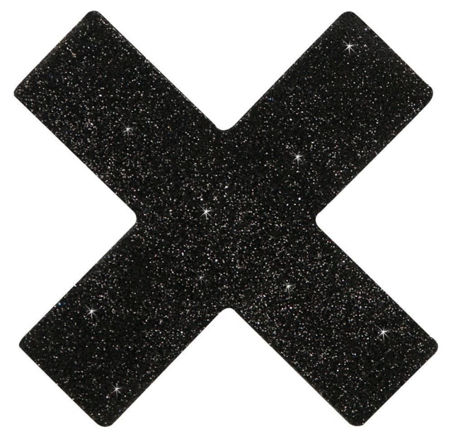 Наклейки на соски Cottelli Collection Nipple Sticker X (черный)