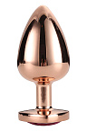 Dream Toys Gleaming Love Gold Plug - Korek analny, Złoto, 9.5 cm