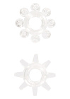 Набір ерекційних кілець Power Stretchy Rings, 2 шт (прозорий)