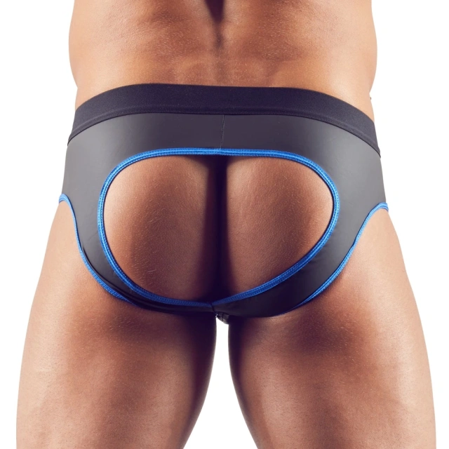 Мужские трусы Svenjoyment Underwear Jock, L (черный с синим)