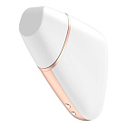 Вакуумный стимулятор клитора с вибрацией Satisfyer Love Triangle (белый)