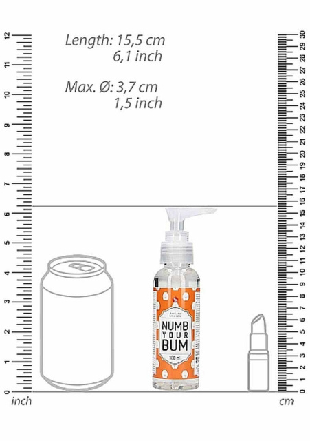 S-Line - Dolls Numb Your Bum - Lubrykant analny, 100 ml