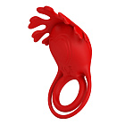 Эрекционное кольцо Pretty Love Vibrant Penis Ring Ruben, 8,5 см (красный)