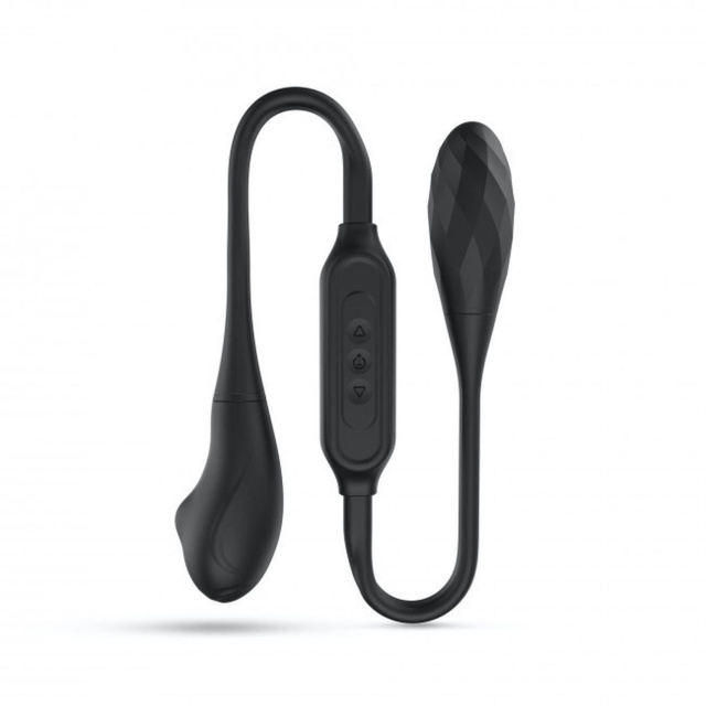 Двухсторонний вибромассажер Dorcel Dual Explorer, 55,7 см (черный)