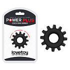 Эрекционное кольцо Power Plus Cock Ring Series, 4,5 см (черный)