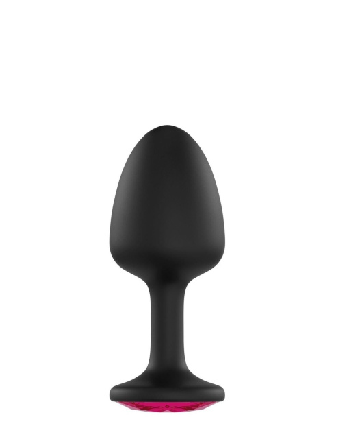 Анальна пробка з кристалом Dorcel Geisha Plug Ruby M, 8 см (рожевий)