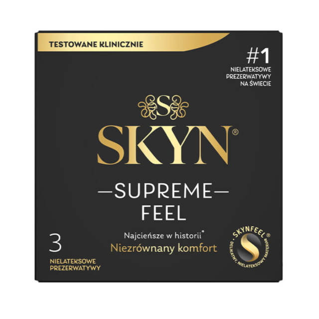 Презервативы Skyn Supreme Feel, 3 шт