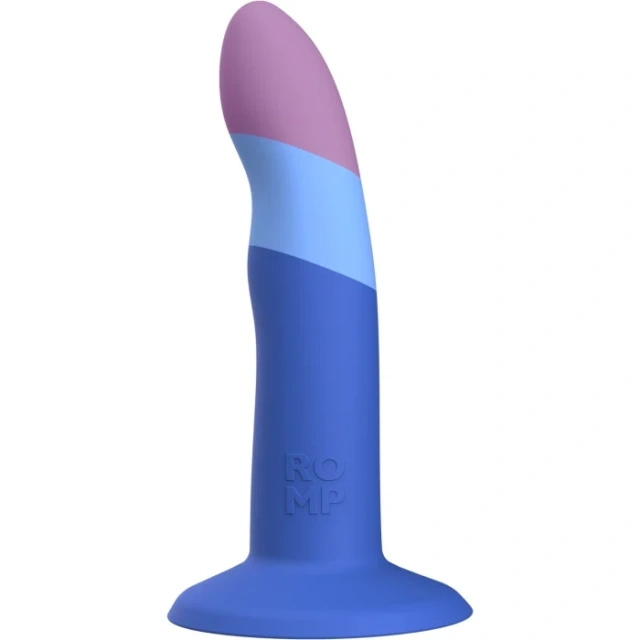 Romp Piccolo - Dildo, Niebieski, 14 cm