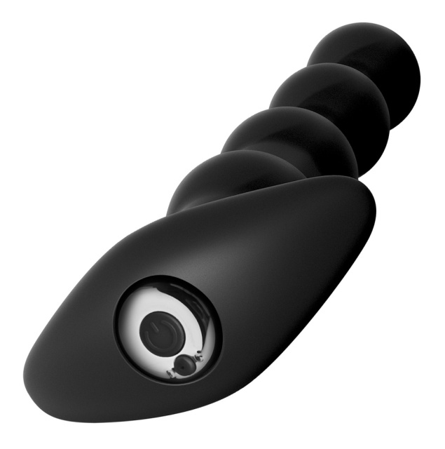 Pipedream Anal Fantasy Elite Collection Rechargeable Anal Beads - Korek analny, Czarny, 17 cm