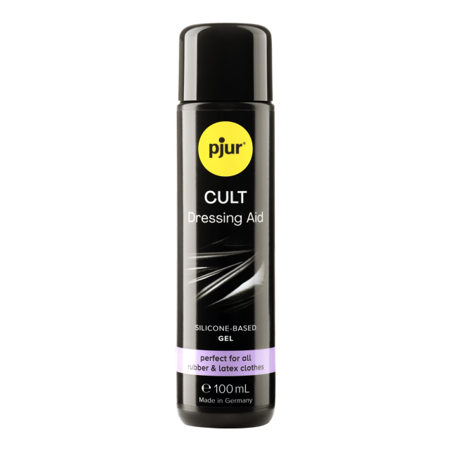 pjur Cult Dressing Aid & Conditioner - Żel do lateksu, Przezroczysty, 100 ml