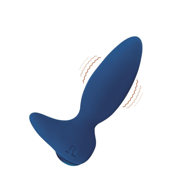 Adrien Lastic Exploring Senses Little Rocket 2.0 - Korek analny, Niebieski, 13 cm
