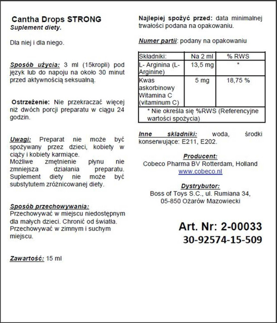 Cobeco - Krople, 15 ml