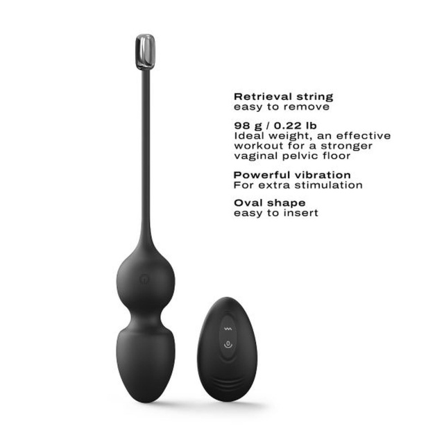 Вагінальні кульки Dorcel Love Balls, 22 см (чорний)