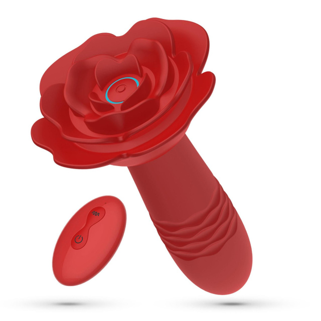 Crushious Romeo - Korek analny, Czerwony, 14.2 cm