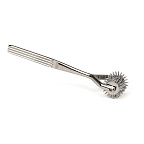 Liebe Seele Five-Row Wartenberg Pinwheel - Koło, Srebro, 17.5 cm