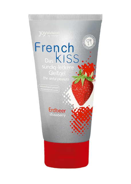 JoyDivision Frenchkiss Strawberry - Żel, Truskawka, 75 ml