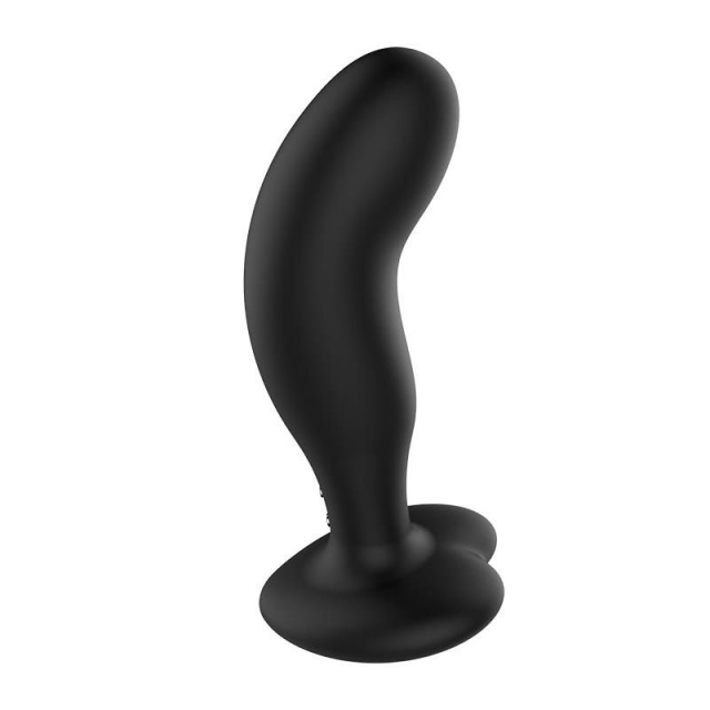 B - Series Joy Driller - Korek analny, Czarny, 10 cm