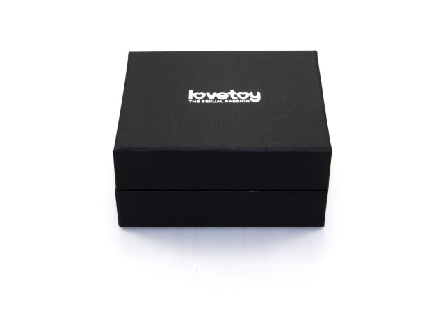 Lovetoy Gold Spiral Metal Plug - Korek analny, Przezroczysty, 6.8 cm