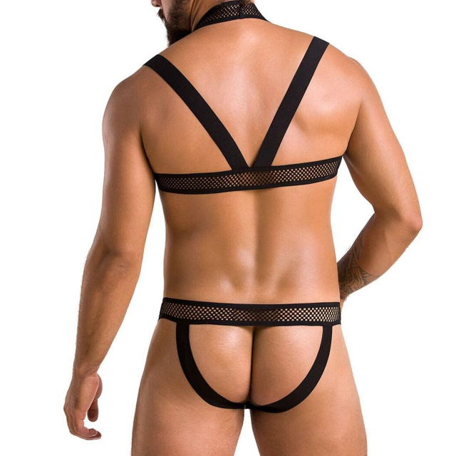 Еротичний комплект Passion 043 Jacob, XXL/XXXL (чорний)