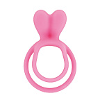Ерекційне кільце Glamy Double Cockring, 6,3 см (рожевий)