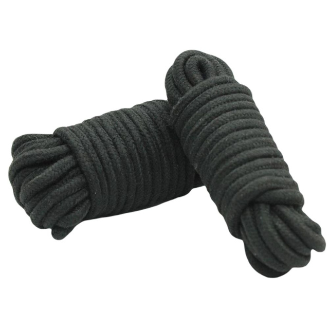 LATETOBED Line Rope Black - Lina do bondage, Czarny