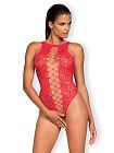 Боді Obsessive B120, S/M/L (червоний)