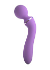 Багатофункціональний вібратор Pipedream Duo Wand Massage-Her, 19,6 см (ліловий)