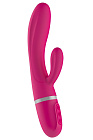 Вібратор-кролик Liebe Pleasure Toys Bend It Plus, 20 см (рожевий)