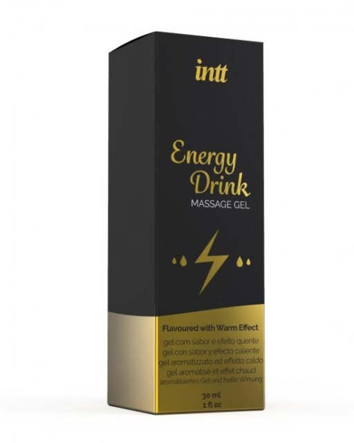 Зігрівальний масажний гель Intt Energy Drink, 30 мл